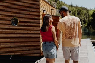 Cabane sur l'eau Lot