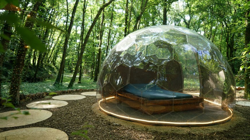 Hébergement AbracadaRoom : Bulle  au coeur des bois- Royaume des Textures - Image 3
