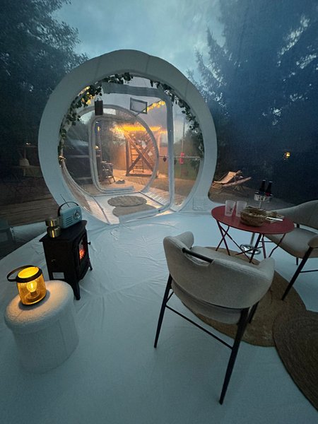 Hébergement AbracadaRoom : Dôme lunaire d'Oriana & Son bain nordique - Image 10