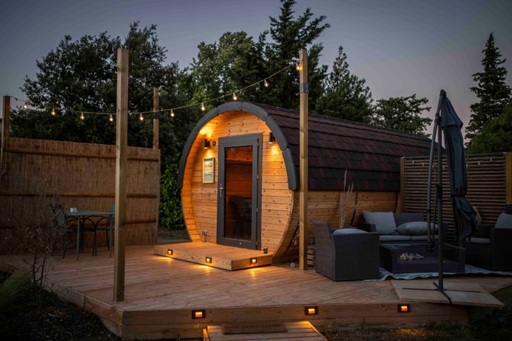 Hébergement AbracadaRoom : Hébergement Tonneau Prestige et sa piscine - Image 28