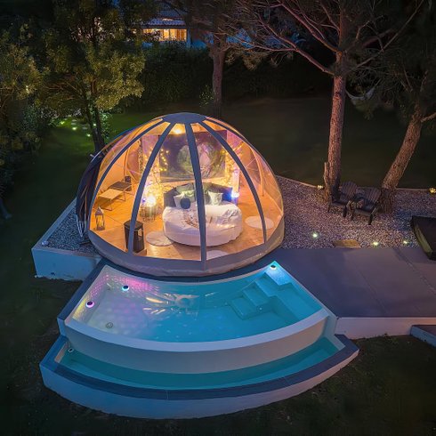 Hébergement AbracadaRoom : "F"anny - Wigwam, piscine & spa - Image 5