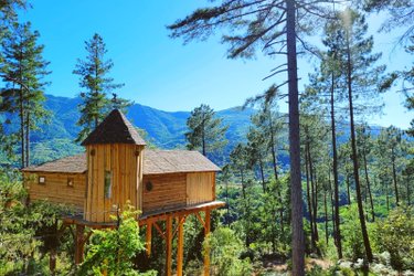 La cabane & spa Cupidon à Les Salelles (1)