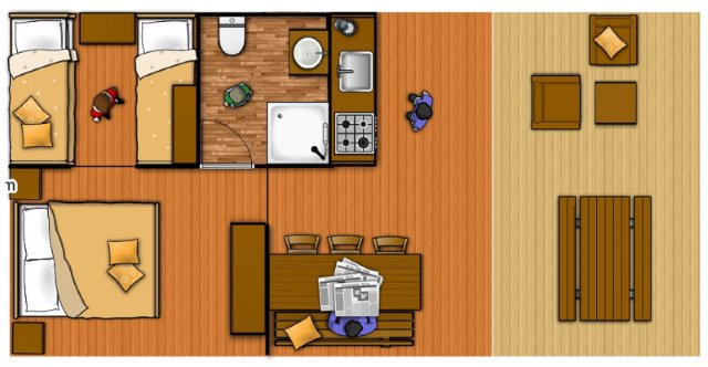 Hébergement AbracadaRoom : Safari Lodge SPA - Image 9