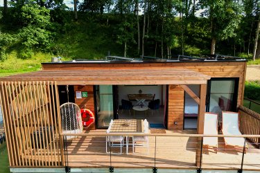Cabane sur l'eau : L’Õdacieuse à Sainte Gemme (2)