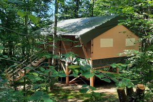 Cabane sur pilotis Dordogne