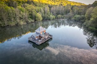 Cabane flottante Spa - Martin pêcheur
