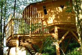 Cabane sur pilotis Bas-Rhin