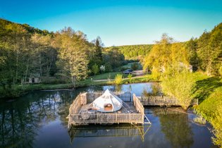 Lotus flottant Spa - Libellule