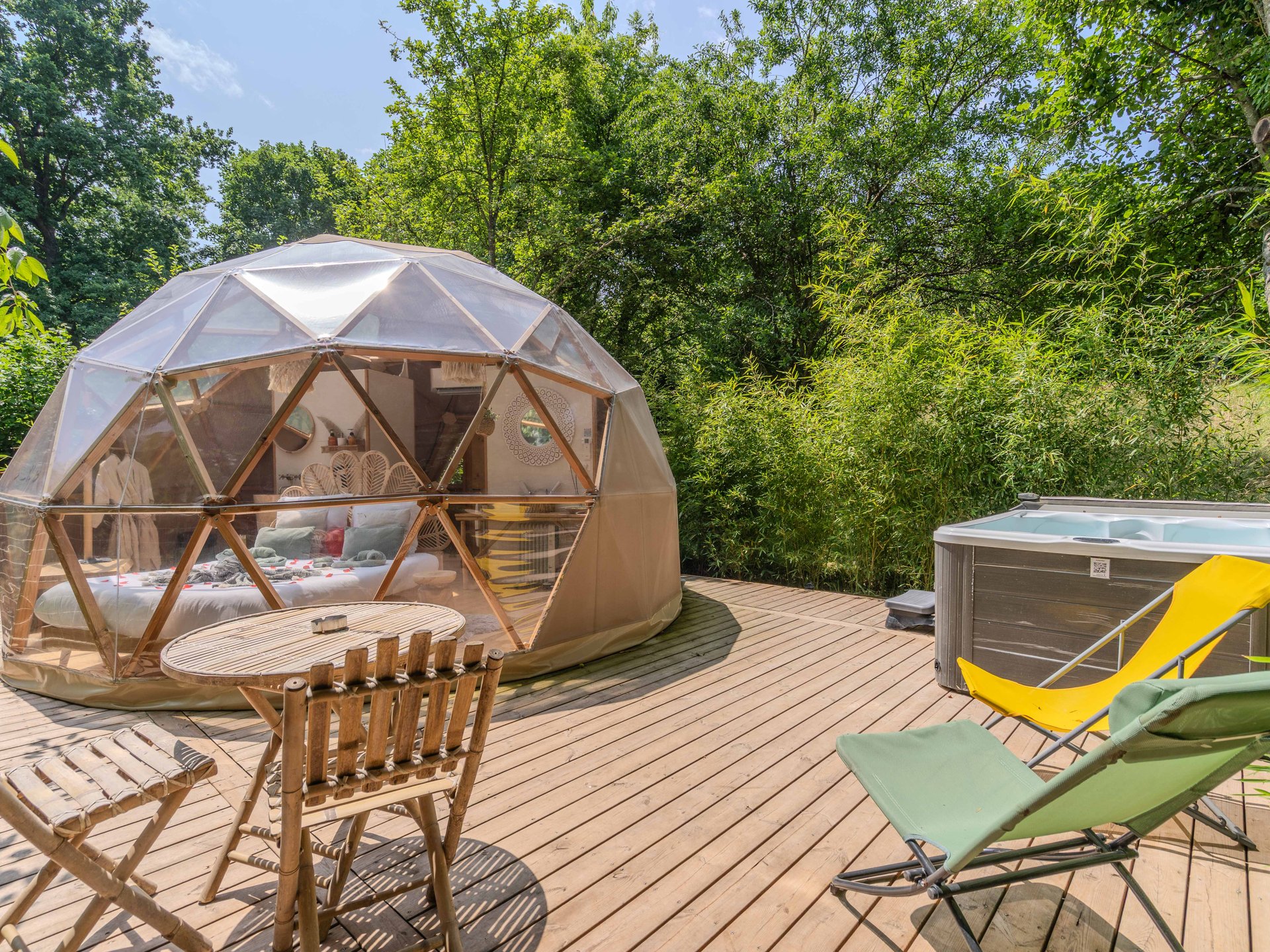 Dôme Guatape avec jacuzzi : Dôme en Île-de-France