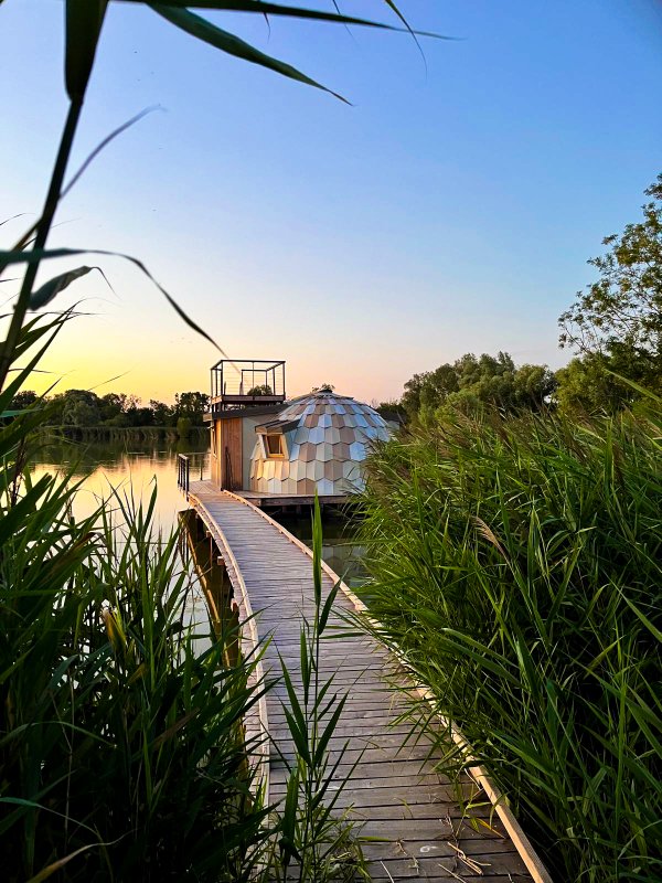 Cabane Spa les Flots 4 pers à Bâgé-Dommartin (10)