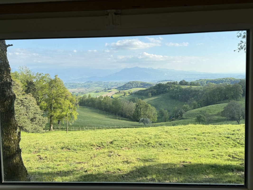 Terrasse des Chambarans - Panorama sur le Vercors à Bessins (27)
