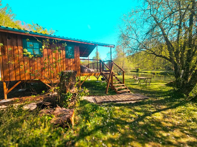 Hébergement AbracadaRoom : La Cabane du Héron, lodge sur pilotis, étang, nature, biodiversité - Image 3