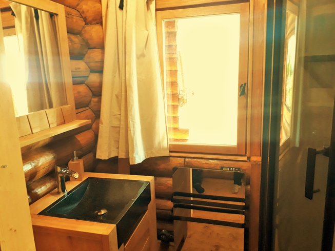 Hébergement AbracadaRoom : Magnifique Chalet en rondin en foret avec SPA en pleine nature - Image 10