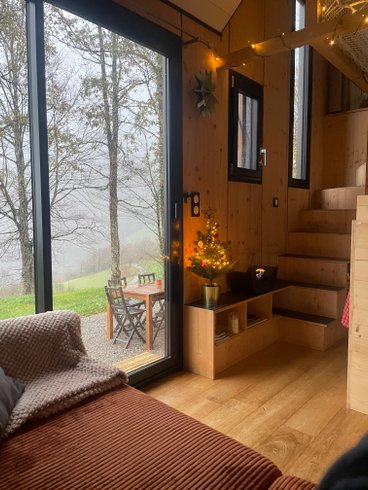 Hébergement AbracadaRoom : Cabane Etxe ttipia avec vue panoramique - Image 3