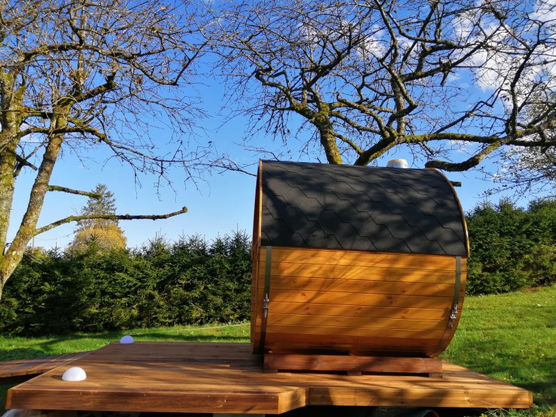 Domaine AbracadaRoom : Tiny House "Ô P'tit Nid Milie"   avec sauna : Classé 1 étoile - Vosges - Image 8