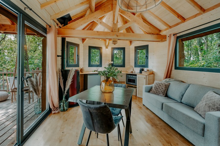 Hébergement AbracadaRoom : La Cabane Nid'Amour & Spa - Image 11