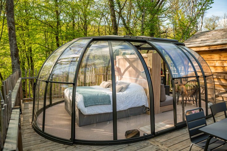 Hébergement AbracadaRoom : Grand dôme perché Spa - Geai des chênes - Image 21