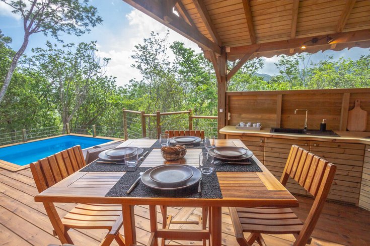 Hébergement AbracadaRoom : Jungle Lodge - piscine privée - Image 11