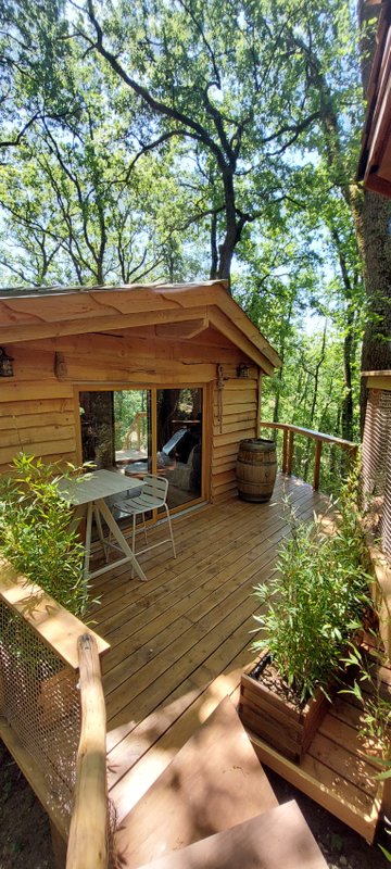 Cabane perchée GAIA & Spa à Sarrant (8)