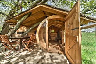 Cabane dans les arbres Morbihan