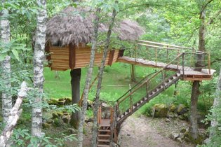 Boomhut Hoog-Pyreneeën