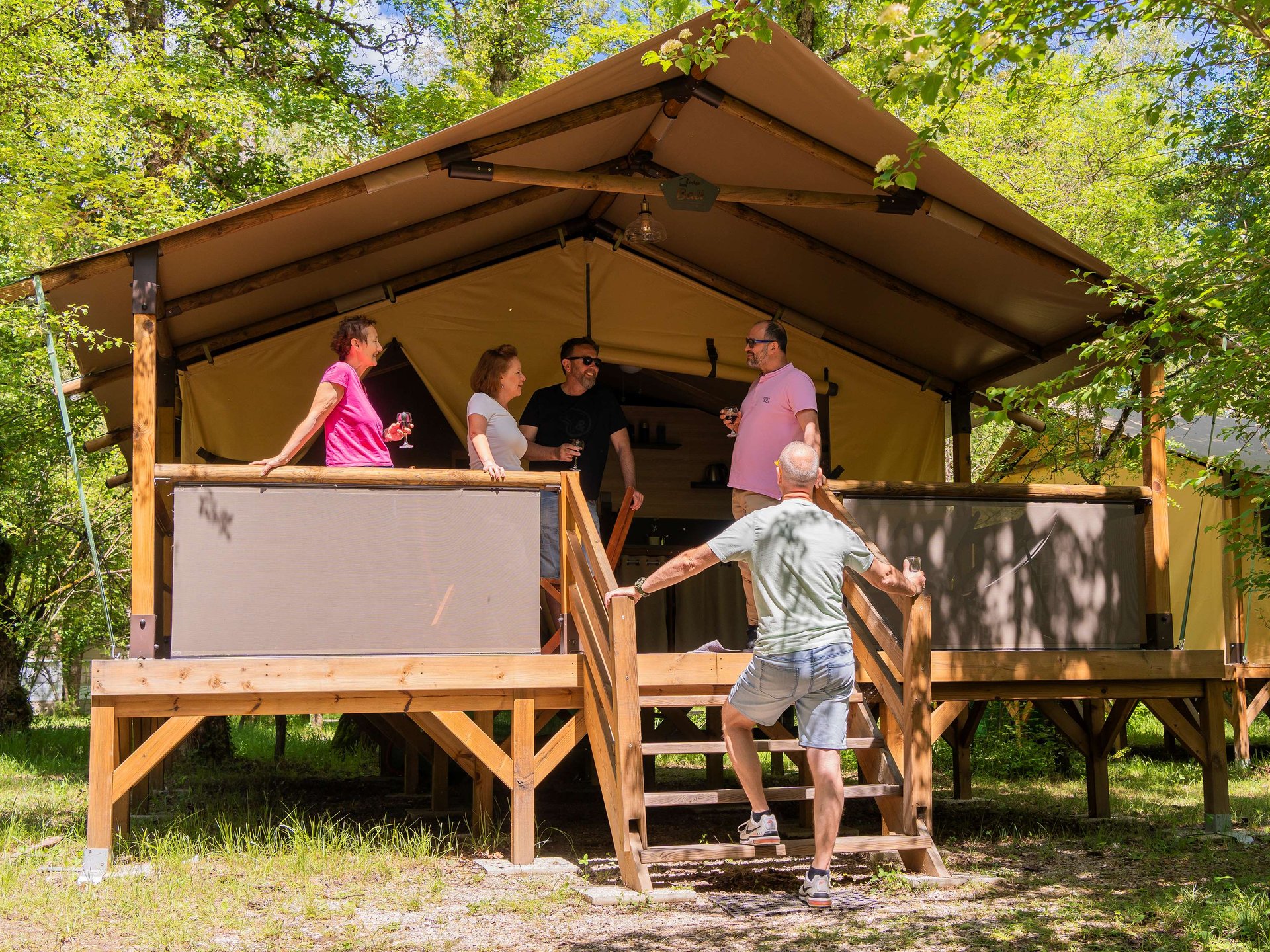 Tente lodge 5 personnes