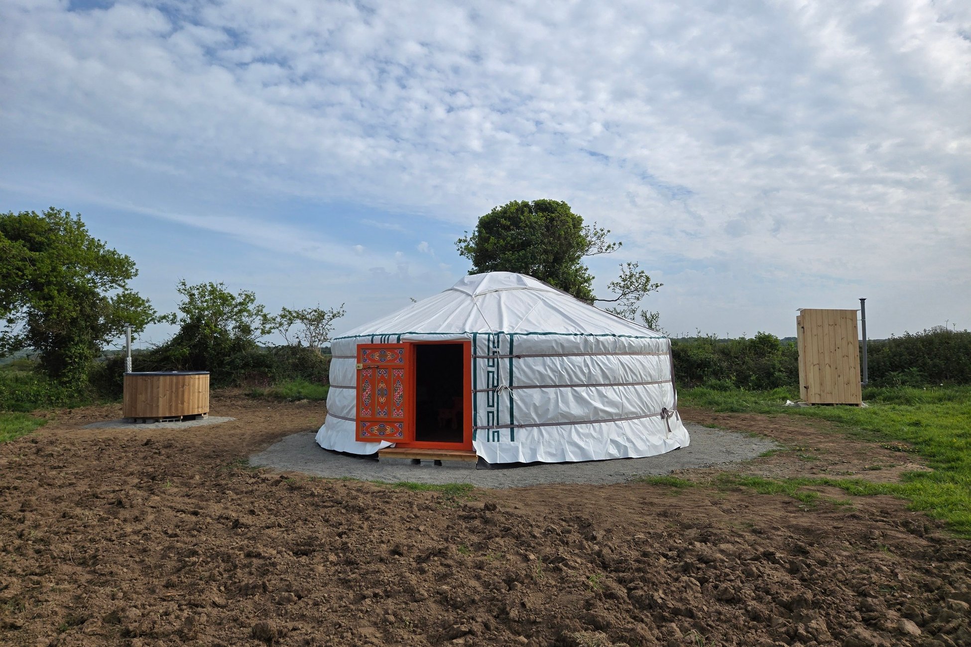 Hébergement UnicStay : Yourte de Tréou & Bain nordique à Treouergat