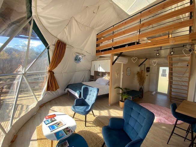 Domaine AbracadaRoom : Glamping Dôme les Cigales - Image 23