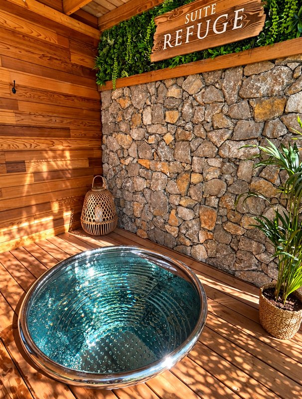 Suite Refuge • Écrin de luxe & bain nordique au bord du canal à Montcresson (9)