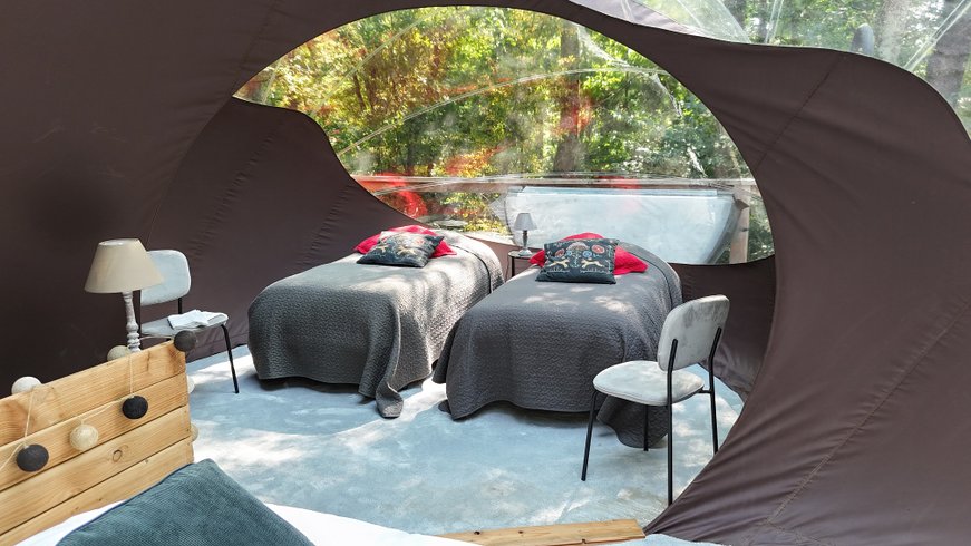 Hébergement AbracadaRoom : Bulle du  bois & Spa privatif - Image 10