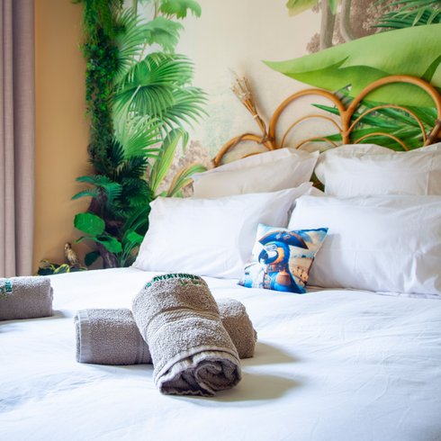 Hébergement AbracadaRoom : L'Aventurier la Jungle balnéo hamac table de massage Vierzon - Image 11