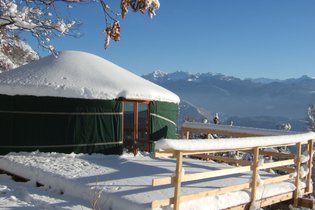 2 Yourtes nature, demi-pension