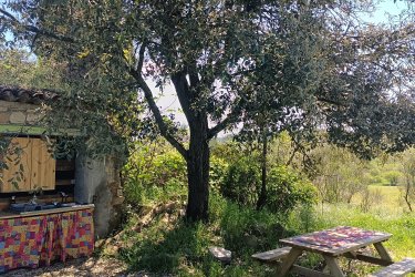 Yourte à la ferme des bréguières à Esparron De Pallieres (4)