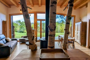 La Bulle de bois & Spa à Queyrieres (2)