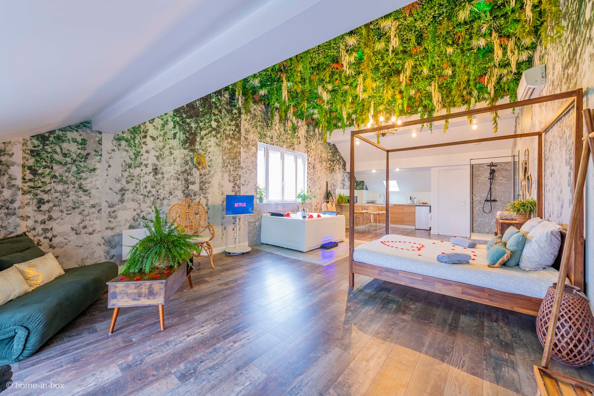 Suite Jungle Palace avec jacuzzi à Nanteuil Les Meaux (1)
