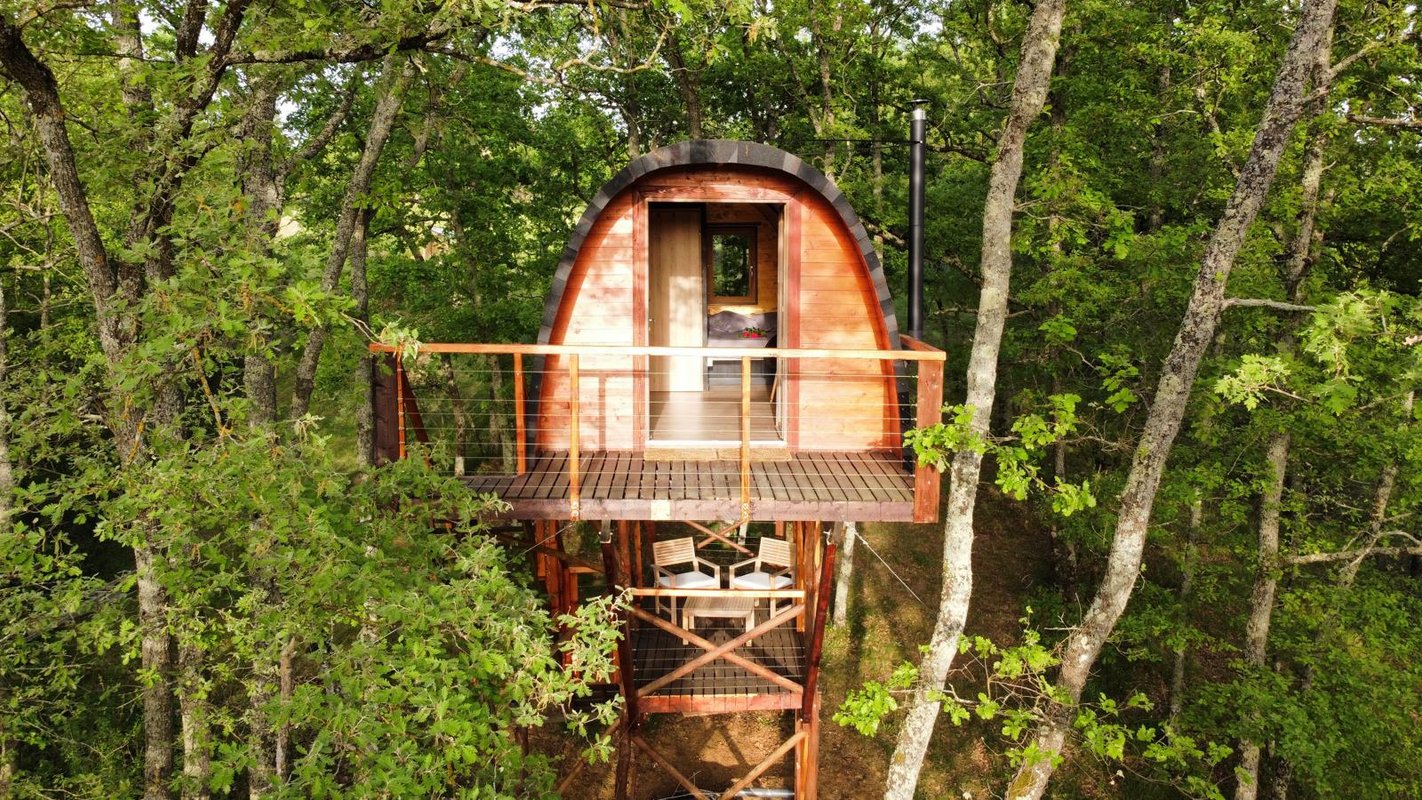La cabane entre les cimes à Montgras (2)