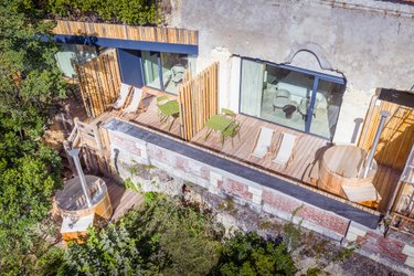 Suite Prestige Terrasse: sauna & bain nordique privatifs à Nazelles-Negron (3)