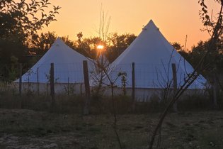 Tente et tente lodge Maine-et-Loire