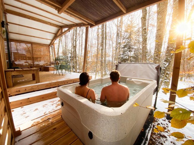 Hébergement AbracadaRoom : HY•Lødge Spa-2pers N°1 (Chalet nature avec spa privatif) - Image 2