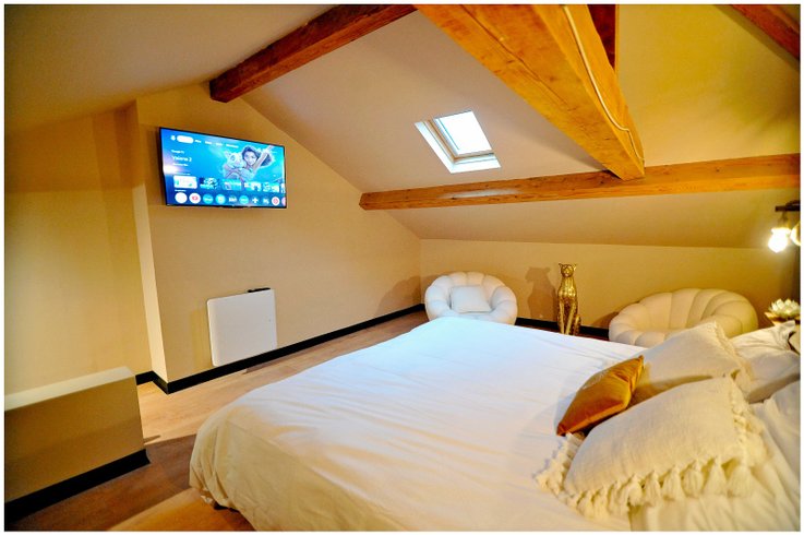 Hébergement AbracadaRoom : Évasion safari unique, SPA XXL, CASCADE D'EAU, CINÉMA PRIVÉ, 5 min du centre - Image 41