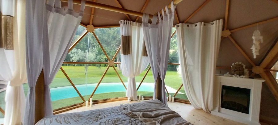 Hébergement AbracadaRoom : "M"ANON-Dôme Géodésique, piscine, spa et sauna. - Image 32