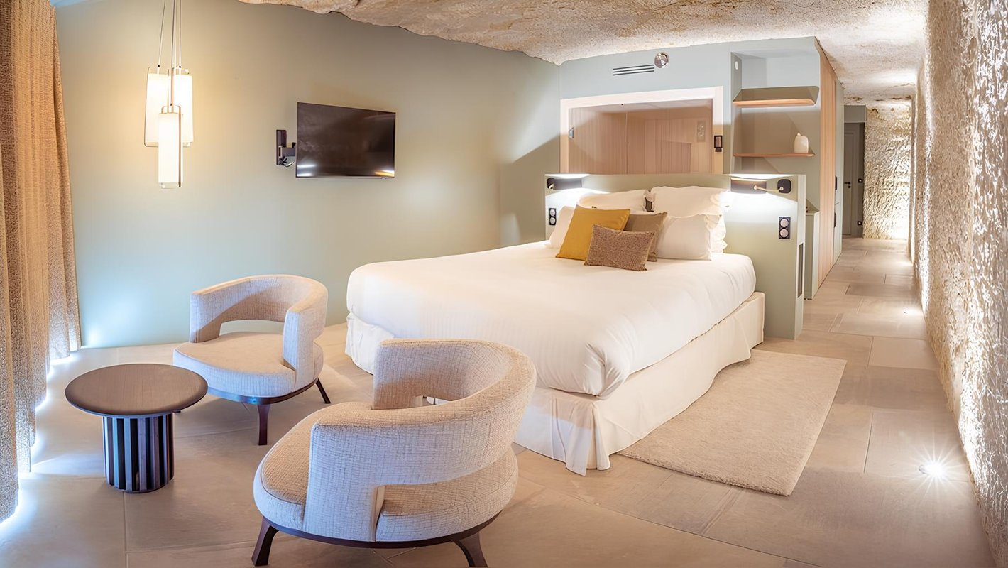 Suite Prestige Terrasse: sauna & bain nordique privatifs à Nazelles-Negron (1)