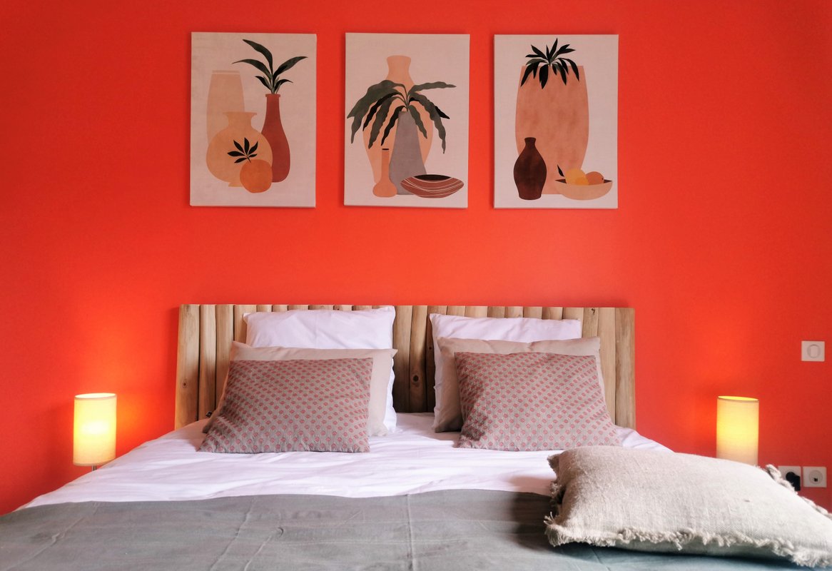 Villa Font Vive - Chambre d'hôtes "L'Ibie" écologique avec piscine et cuisine à Grospierres (1)