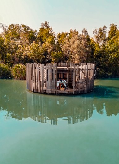 Cabane Spa Aquarelle à Sorgues