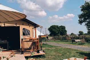 Tente et tente lodge Mayenne