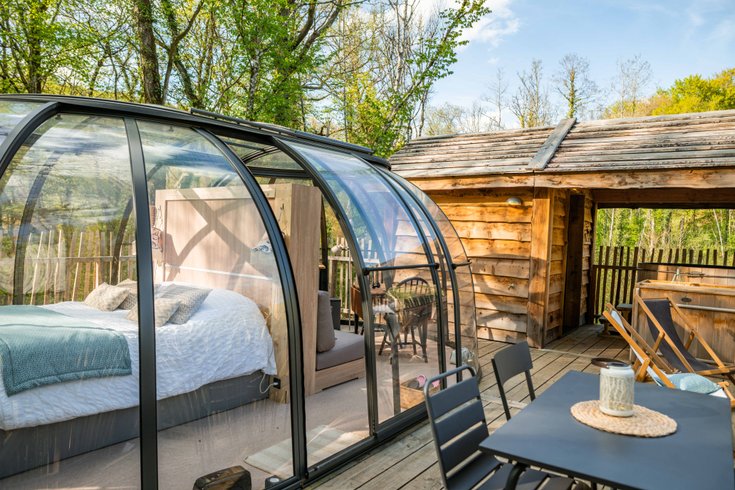Hébergement AbracadaRoom : Grand dôme perché Spa - Geai des chênes - Image 7