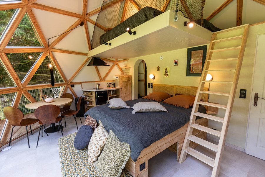 Hébergement AbracadaRoom : Panoramic dome, total immersion in nature - Image 7