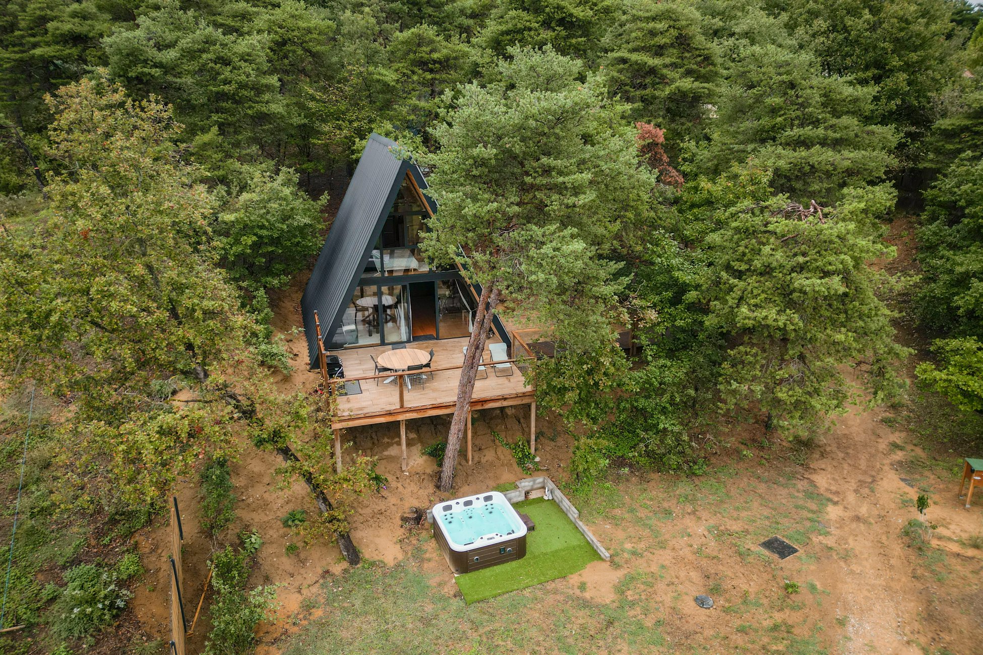 Hébergement UnicStay : Chalet  VercoréA SPA Privatif, Domaine CollinéA en Drôme Des Collines à Bathernay