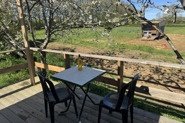 La roulotte à la Ferme de Youna & Zélie à Le Cellier (4)