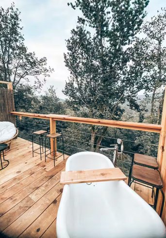 Hébergement AbracadaRoom : Tiny house MURATO avec baignoire extérieure - Image 12